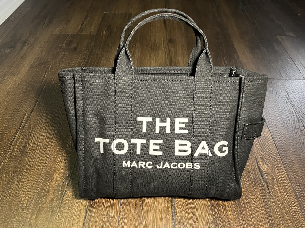 Marc Jacobs Tote Bag Black Canvas NEW NWT Travel Designer Bag